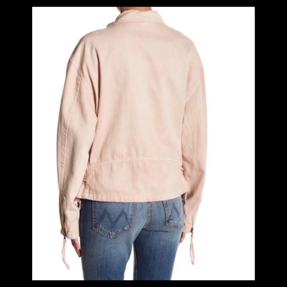 NWOT Free People Blush Pink Moto Jacket - Picture 5 of 7